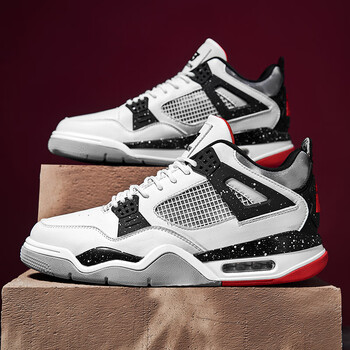 旗航李宁男全城音速艾弗森篮球鞋男款超帅实战青少年大童气垫球鞋白