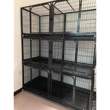 猫笼繁殖猫笼三层猫笼子多层繁育笼带隔断宠物店寄养家用猫舍笼子主图
