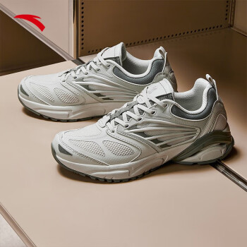 安踏(anta)千禧雀翎丨休闲鞋男2023夏季运动鞋老爹鞋透气厚底增高男鞋