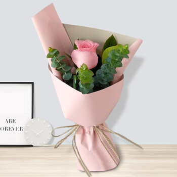 记忆花派单支玫瑰康乃馨向日葵企业团购小花束迷你鲜花速递同城花束