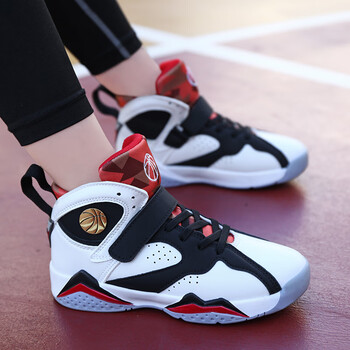 儿童运动鞋专业训练aj男童篮球鞋2022春秋季防滑耐磨运动鞋儿童高帮