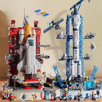 乐高lego积木火箭中国航空中国航天飞机宇航员益智拼装玩具男孩子614