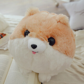 迪士尼(disney)毛茸茸可爱博美犬毛绒玩具萌宠汪星人圆滚滚狗创意公仔