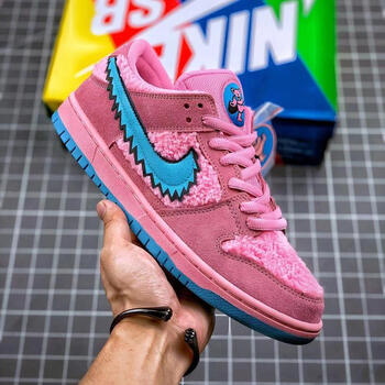 跳舞的小熊sbdunk低帮板鞋子男版本纯元福利粉色36