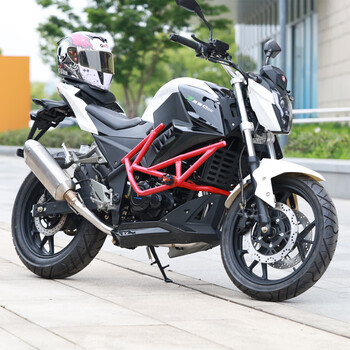 9号街车摩托车跑车nk400双缸水冷黄龙重型机车可上牌 国四200cc白色