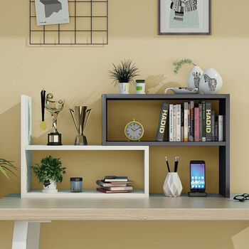 书架子桌上桌子上的书架桌面书架简易书桌上置物架子办公组合架学生