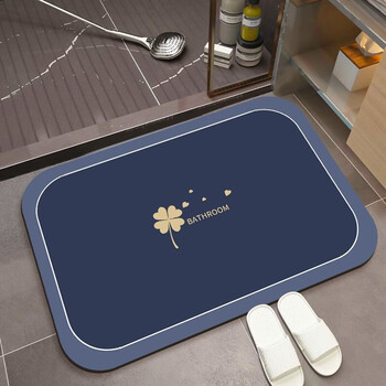 浴室地垫卫浴吸水地垫 软硅藻泥卫生间地垫 门口家用防滑脚垫毯子