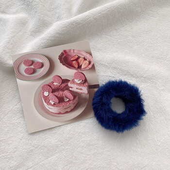 罗拉诗毛绒猪大肠发圈ins风甜美森系可爱少女橡皮筋发绳肥肠发带扎