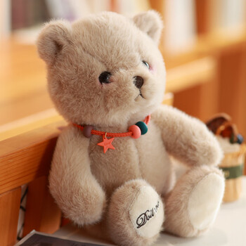 龙猫泰迪可爱幸运星小熊公仔小号泰迪熊娃娃玩偶毛绒玩具女朋友情人节