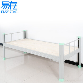 成人钢制加厚床营房 全型材单人床2000*1500*750mm【行情 报价 价格