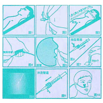 日本胃管f16号带导丝鼻饲管经鼻喂养管鼻胃肠管胃管16号护理包