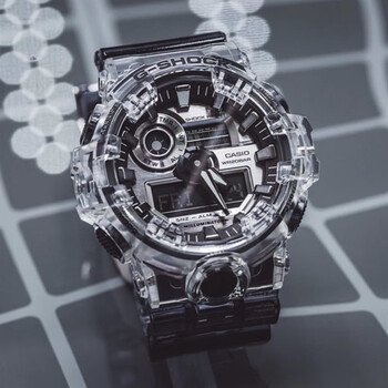 卡西欧casio卡西欧冰韧透明冰川ga400sk1a41a9防水运动大表盘手表ga