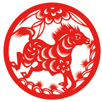 幼儿园手工sn1297 十二生肖:马(无工具) 15*15cm