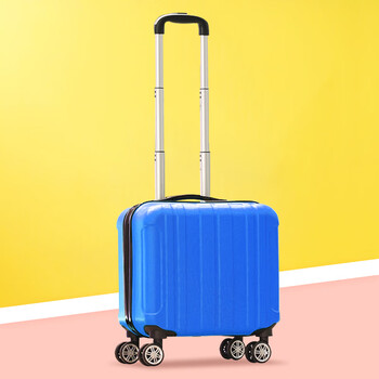 箱女18寸小清新拉杆箱子小型可登机拉链旅行皮箱男宝蓝色店长推荐登机
