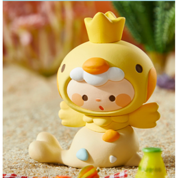 迷你世界盲盒宇宙少女心天团迷萌假日派对娃娃皮肤卡玩具 啾啾(拆盒