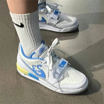 jordanair jordan legacy aj312 low 白蓝 女子 复古鞋 fj7223-141 39