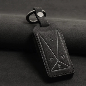 木可西专用于阿维塔11钥匙套蓝牙钥匙包翻毛皮卡片套改装扣汽车用品