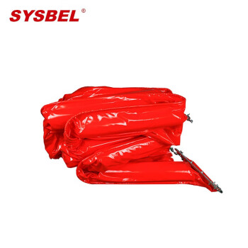 SYSBEL西斯贝尔 FTB001围油栏固体浮子式PVC拦油带拦污带应急抢险20米/节 总高60cm