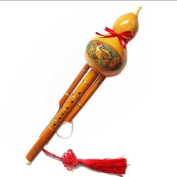 晗畅官方直销然葫芦丝乐器降b调c调胡芦丝双音儿童学生成人初学者