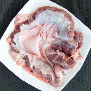 (生鲜)新鲜冷冻猪护心肉 护心脂罗隔肉 罗根肉连肝肉大隔膜膈肌肉