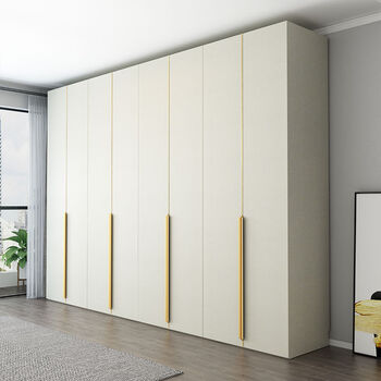 卧室衣柜四五六八门柜子储物木质组合整体大衣橱柜轻奢极简小户型衣柜