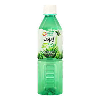 健桥芦荟粒饮料 500ml/瓶 芦荟汁芦荟果粒饮料饮品零脂肪健康芦荟植物