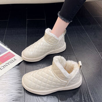 百丽东弋冬季女鞋雪地靴女冬棉鞋女冬加绒厚底防寒保暖防滑韩版学生