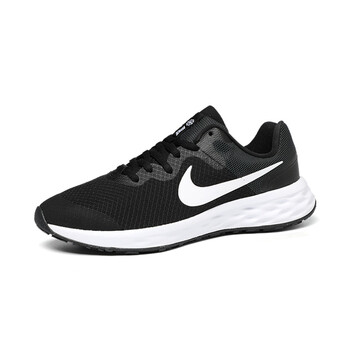nike耐克男女鞋revolution6透气缓震运动鞋轻便跑步鞋dd1096003黑白36