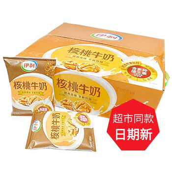 伊利核桃奶190mlX16袋 整箱纸袋装利乐枕无菌枕早餐奶 核桃味牛奶【图片 价格 品牌 报价】-京东
