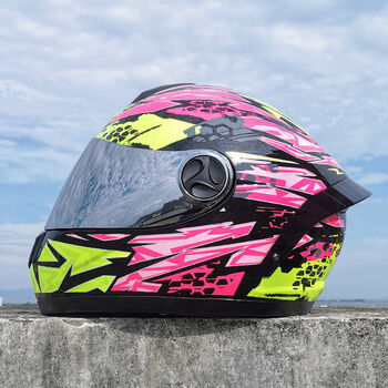 小米(mi)生态同款新款电动摩托车头盔男女个性大尾翼夏天炫酷跑路头灰