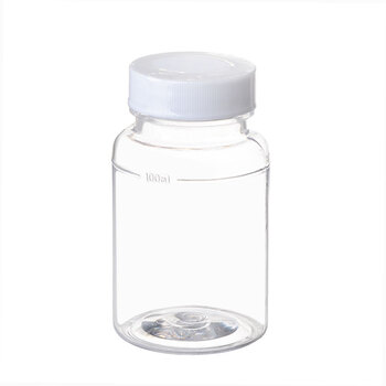 科晶cg无菌水质采样瓶环境取样瓶ps塑料样品试剂瓶100ml含硫透明 100