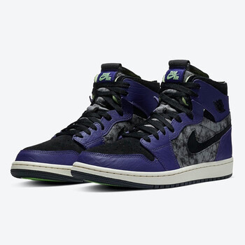 1  aj1 男鞋六冠王高帮时尚休闲篮球鞋555088-135 dc2133-500 蓝黑