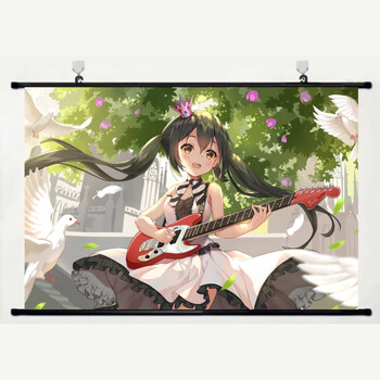 京阿尼轻音少女kon平泽唯秋山澪中野梓动漫挂画n款油画布x40x60cm厘米