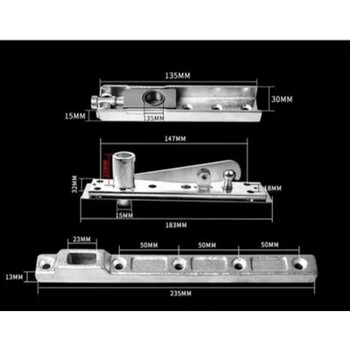 xmsj多玛地弹簧bts75v658480有框门木门加重地簧天地轴通用配件深紫色