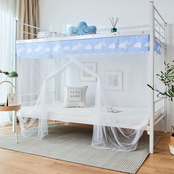 炫丰上下床蚊帐防摔蚊帐豆豆被大人蜗家纺夏季上下床学生宿舍蚊帐上铺