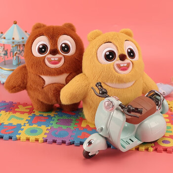 多多堡熊出没大电影伴我熊芯毛绒玩具熊大熊二毛绒公仔玩偶娃娃儿童