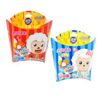 南萃坊添乐卡通王伊脆薯条喜羊羊奥特曼儿童番茄味零食休闲食品整箱