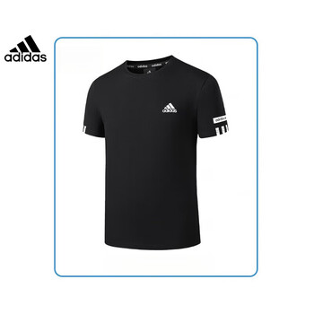 阿迪达斯三叶草t恤男士半袖夏季短袖运动服圆领上衣体恤圆领宽松健身