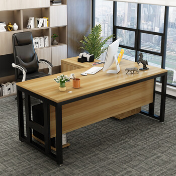 百利办公家具简约现代单人简易大班台办公室主管桌总裁桌办公家具老板