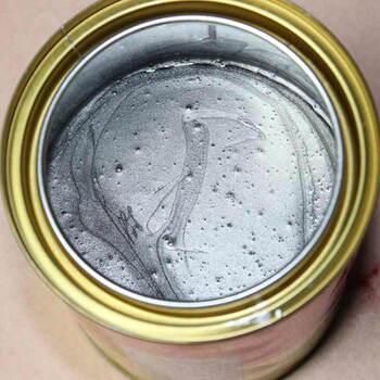 闪光银箔漆闪银色描银漆金漆油漆金黄色闪光金土豪金烫金佳美300克