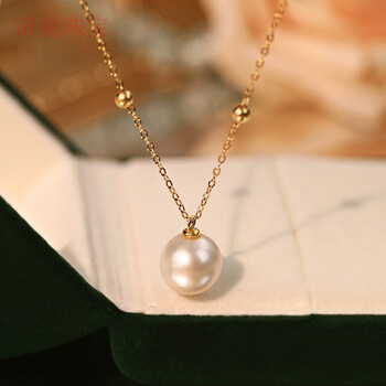 布兰菲bulanfeigor爱迪生吊坠满天星珍珠项链小众轻奢感银锁骨链女