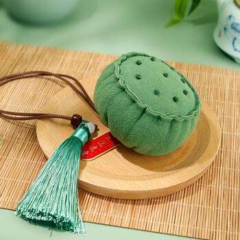 绾慕端午节香囊手工diy材料包驱蚊艾草香包简单制作柿柿如意礼品挂件