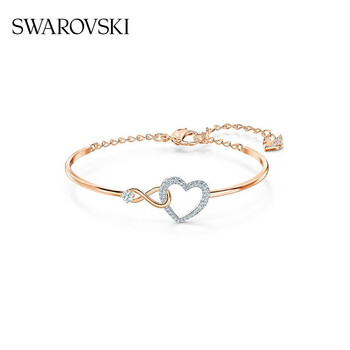 施华洛世奇 swarovski infinity 手链女 爱心手链  送女友礼物
