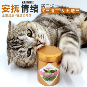 猫咪零食猫薄荷粉末猫薄荷叶干食用兴奋猫草去毛球猫簙荷缓解情绪猫薄荷粉80ml 图片价格品牌报价 京东