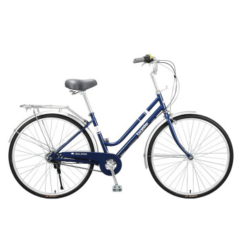 邦德富士达 自行车26英寸内五速女士通勤车英伦风超轻低跨度上班代步用单车 日本蓝 厂家发货