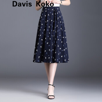 Davis Koko  ߶Ʒ ѩ黨ȹŮװ2022¿Ʈгaִȹ ɫ XL/22 Χ22