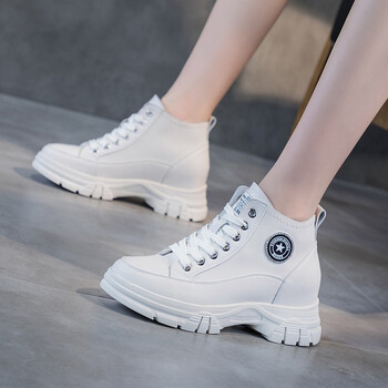 女士休闲鞋>yakelijia>yakelijia休闲鞋女内增高女鞋子女厚底小白鞋女