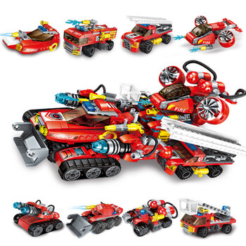 启蒙(enlighten)积木儿童拼装玩具男孩拼插汽车组装模型盒装小颗粒