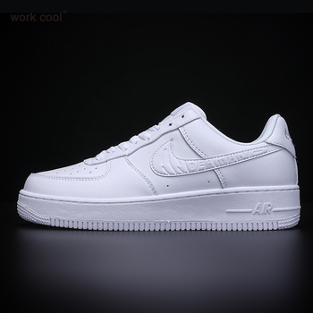 莆田鞋启强纯原空军一号aj白色春秋联名运动鞋af1纯白低帮板鞋 空军an