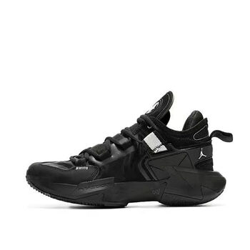 威少5代篮球鞋why not zer0.5米白联名实战靴耐磨气垫运动鞋 黑灰 38